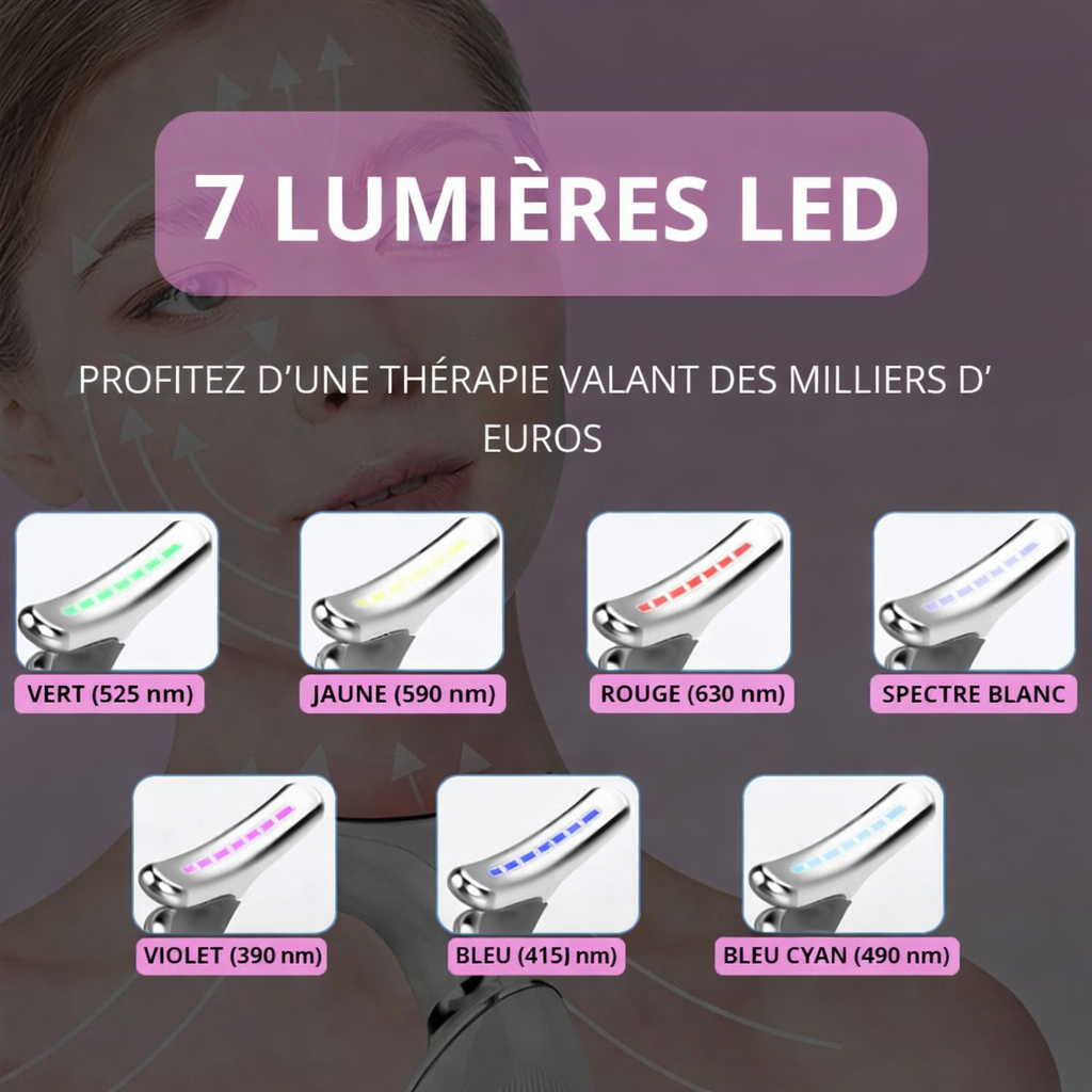 Tolior - Masseur facial LED tonifiant